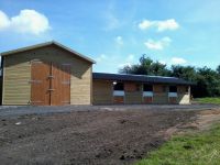 Large tractor store and standard stables