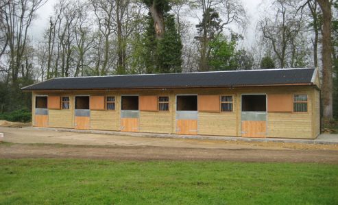 Warwick Buildings Stables at the yard of the late Sir Henry Cecil, training home to Frankel, the worlds highest-rated racehorse